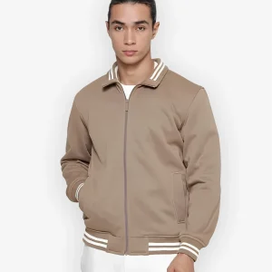 Knit fleece jacket
